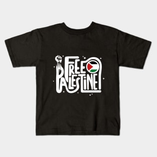 Free Palestine Kids T-Shirt